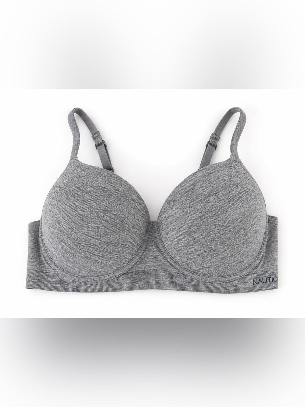 Nautica 40DD Gray Underwire T-Shirt Bra NWOT Full Coverage